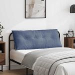 Perna pentru spate albastru 120 x 50 cm Țesătură din corduroy GartenMobel Dekor