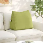 Perna pentru spate Verde deschis 60 x 20 x 50 cm țesătură GartenMobel Dekor