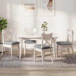 Perne de Șezut 2 pcs Gri deschis 40 x 40 x 6 cm țesătură GartenMobel Dekor