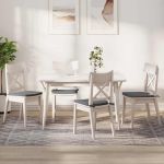 Perne de Șezut 4 pcs Gri închis 40 x 40 x 3 cm GartenMobel Dekor