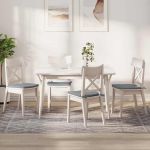 Perne de Șezut 4 pcs Gri deschis 40 x 40 x 3 cm țesătură GartenMobel Dekor