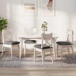 Perne de Șezut 4 pcs Gri deschis 40 x 40 x 6 cm GartenMobel Dekor