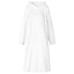 Hanorac pătură Alb m Flanelă GartenMobel Dekor