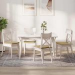 Perne de Șezut 4 pcs Gri Verde 40 x 40 x 3 cm GartenMobel Dekor