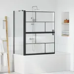 Ecran de baie pentru duș Manual 100 x 67 x 129.5 cm GartenMobel Dekor