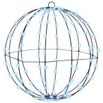Bola cu 160 LED Alb rece 50 cm Metal GartenMobel Dekor