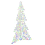 Brad de Crăciun cu 240 LED Multicolour 180 cm Acril GartenMobel Dekor