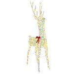 Ren 3D cu 140 LED Alb cald 128 cm PET GartenMobel Dekor