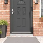 Dopuri pentru uși autoadezive 6 pcs Argintiu 100 cm GartenMobel Dekor