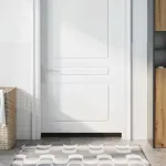 Dopuri pentru uși autoadezive 6 pcs Argintiu 100 cm GartenMobel Dekor