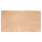 Covor Faux din Lână de oaie Bej 60 x 110 cm Poliester GartenMobel Dekor