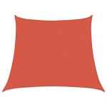 Pânză parasolar, teracotă, trapez, 3/4x3 m, HDPE, 160 g/m² GartenMobel Dekor