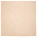 Covor din Blană Faux de Iepure Bej 120 x 120 cm Poliester GartenMobel Dekor