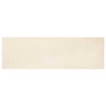 Covor din Blană Faux de Iepure Crem 80 x 250 cm Poliester GartenMobel Dekor