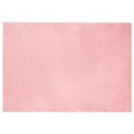 Covor din Blană Faux de Iepure Roz 140 x 200 cm Poliester GartenMobel Dekor