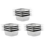Recipiente Gastronorm 12 buc. GN 1/6 65 mm oțel inoxidabil  GartenMobel Dekor