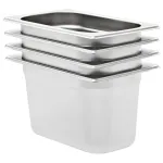 Recipiente Gastronorm 4 buc. GN 1/4 150 mm oțel inoxidabil  GartenMobel Dekor