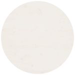 Blat de masă, alb, Ø70x2,5 cm, lemn masiv de pin GartenMobel Dekor