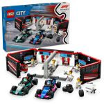 LEGO Garaj F1 si masini Mercedes-AMG si Alpine Quality Brand