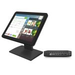 Sistem POS HP 600 G2 Mini PC, Intel Core i5-6500T 2.50 - 3.10GHz, 8GB DDR4, 128GB SSD, Windows 10 Pro + Monitor Nou Touchscreen OptimX Pro MY19, 19 Inch Widescreen NewTechnology Media