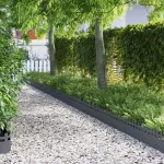 Borduri pentru gazon 30 pcs Antracit 103 x 0,05 x 22 cm Oțel GartenMobel Dekor