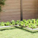 Gard pentru melci Argintiu 10 x 10 x 25 cm Oţel inoxidabil GartenMobel Dekor