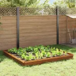 Garduri pentru melci 12 pcs Ruginit GartenMobel Dekor