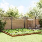 Garduri pentru melci 20 pcs Ruginit GartenMobel Dekor