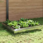 Garduri pentru melci 8 pcs Argintiu Oțel Galvanizat GartenMobel Dekor