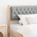 Tăblie cap Altele Maro și gri deschis 100 cm Lemn masiv de pin GartenMobel Dekor