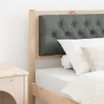 Tăblie cap Altele maro și gri închis 90 cm Lemn masiv de pin GartenMobel Dekor