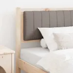 Tăblie tapițată cu headboard Maro 100 cm Lemn de pin masiv GartenMobel Dekor