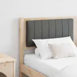 Tăblie tapițată cu headboard Maro 150 cm Lemn de pin masiv GartenMobel Dekor