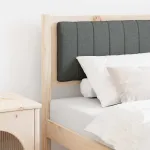 Tăblie tapițată cu headboard Maro 75 cm Lemn de pin masiv GartenMobel Dekor