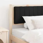 Tăblie tapițată cu headboard Maro 90 cm Lemn de pin masiv GartenMobel Dekor