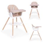 Homelux Gyerek etetőszék 2 az 1-ben bézs Mobalis Homvera