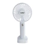 Leziter Galar kézi hordozható usb ventilátor tartóval 4 W 1200 mAh fehér Mobalis Homvera