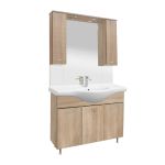 Leziter Mobilier complet de baie Vanessa 105, stejar Sonoma Mobalis Homvera