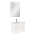 Leziter Mobilier complet de baie Vario Forte 60 alb-alb Mobalis Homvera
