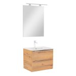 Leziter Mobilier complet de baie Vario Trim 60 stejar-stejar Mobalis Homvera