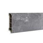 Leziter Vinil SPC margine de podea Fjord model marmură gri închis 2400x60x12 mm Mobalis Homvera