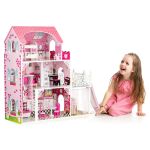 Homelux Fa babaház csúszdával XXL Mobalis Homvera