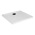 Kerra Cădiță de duș pătrată universală Oskar, 90x80x5,5 cm, design jos Mobalis Homvera