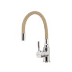 Leziter Baterie chiuvetă independentă Corin cu cioc flexibil bej Mobalis Homvera