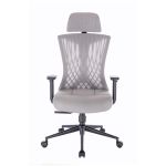 Mirpol Scaun rotativ ergonomic de birou Ergomax gri deschis Mobalis Homvera