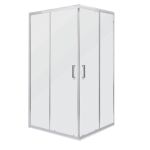 Kerra Malibu SQ 90x80 szögletes zuhanykabin zuhanytálca nélkül Mobalis Homvera