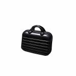 Leziter Valiză mică de mână TravelLux Max cu acoperiș rigid 30x16x24 cm neagră Mobalis Homvera