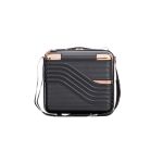 Leziter Valiză mică de mână TravelLux Urban cu acoperiș rigid 30x16x24 cm neagră Mobalis Homvera
