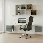 Leziter Set de mobilier de birou Boxie Mobalis Homvera