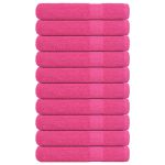 Prosoape 10 buc roz 100x200 cm 360 g/m² 100% bumbac GartenMobel Dekor